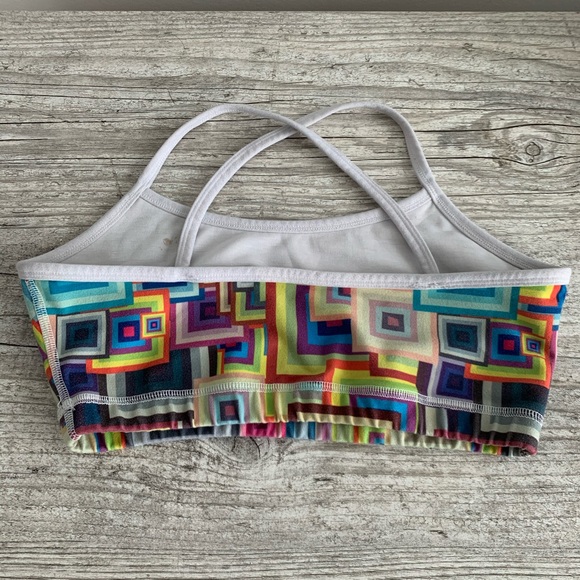 Rainbow OneTooth Sports Bra - Picture 2 of 2